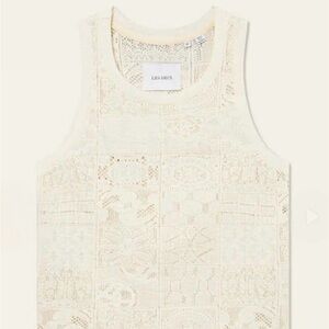 Les Deux Ivory Huxi Lace Tank Top (M)